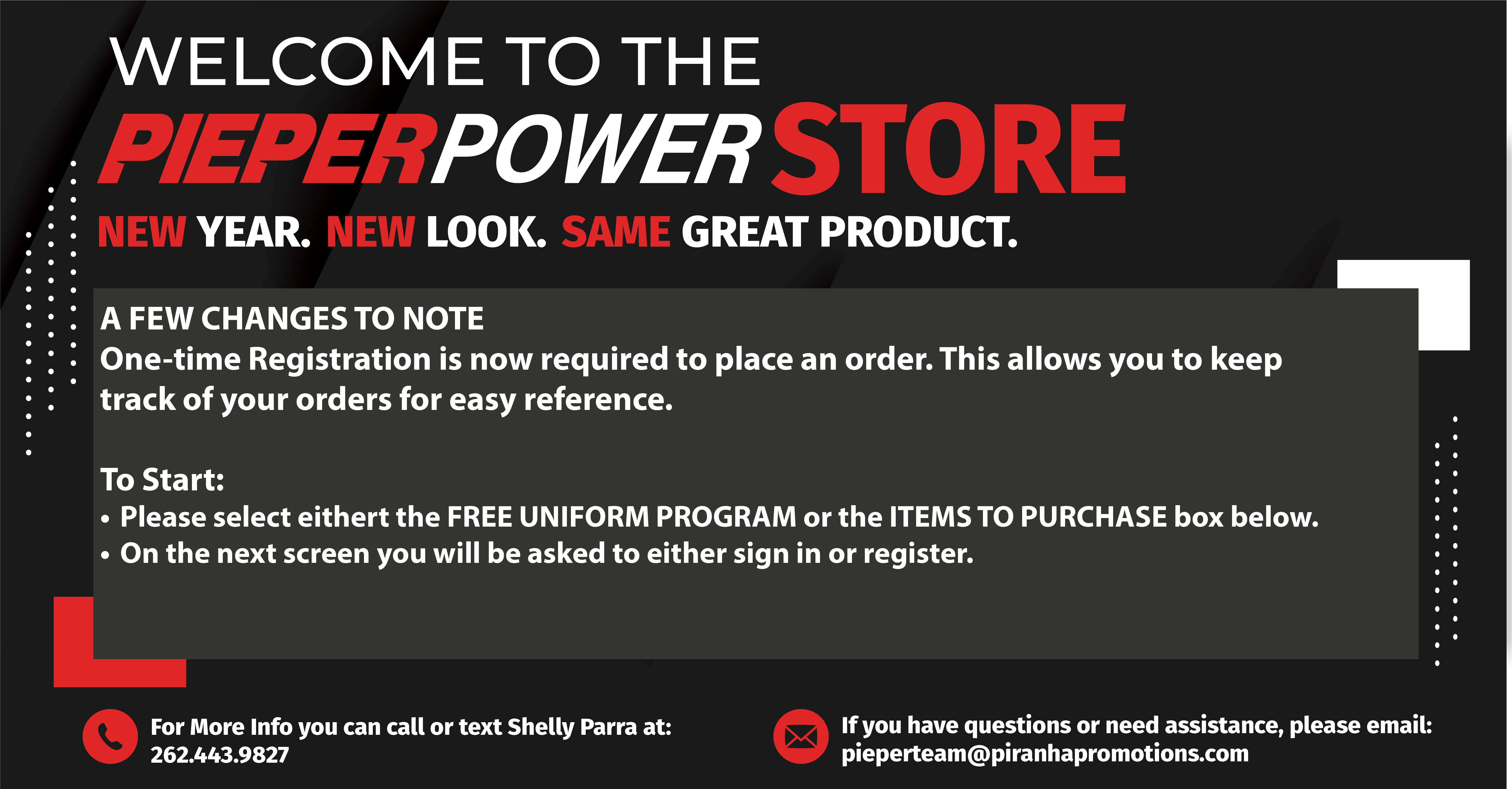 Welcome To The PieperPower Merchandise Shop